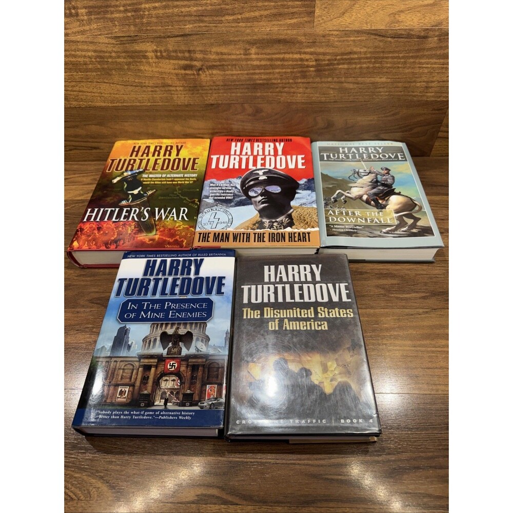Lot of 5 Harry Turtledove Hardcover 1st Edition Books of Alternative History